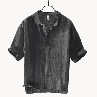 Heren zomeroverhemd in vintage stijl