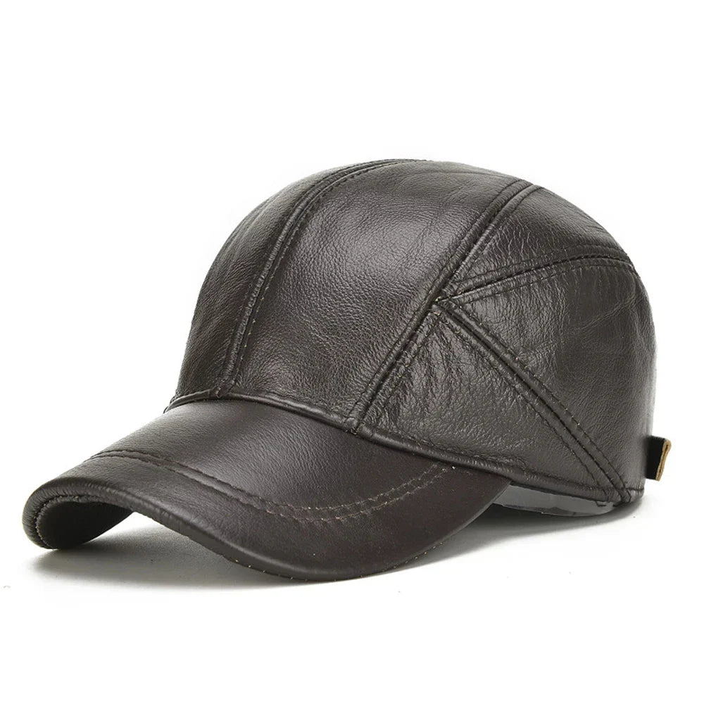 Herenpet Vintage Zomerleer
