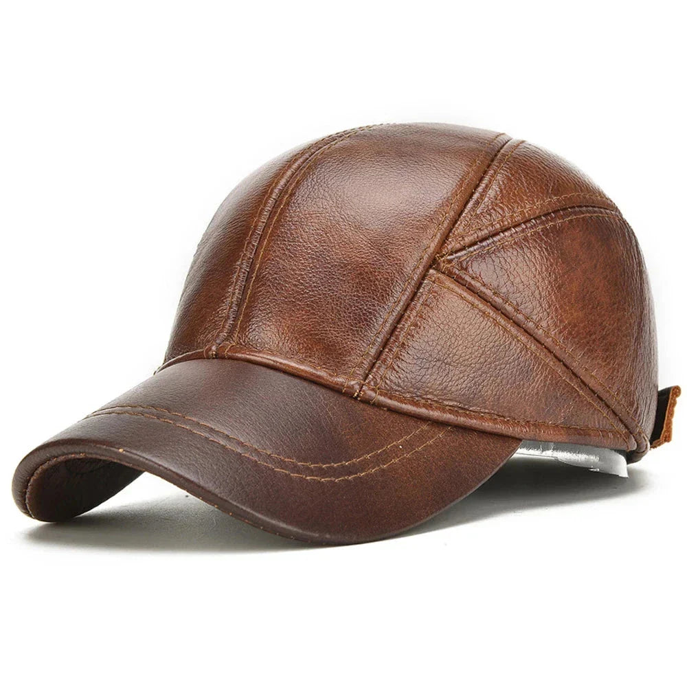 Herenpet Vintage Zomerleer