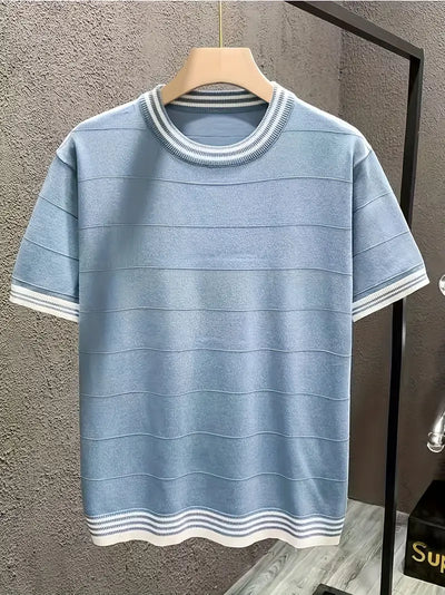 Klassiek herenherfstshirt in old money-stijl
