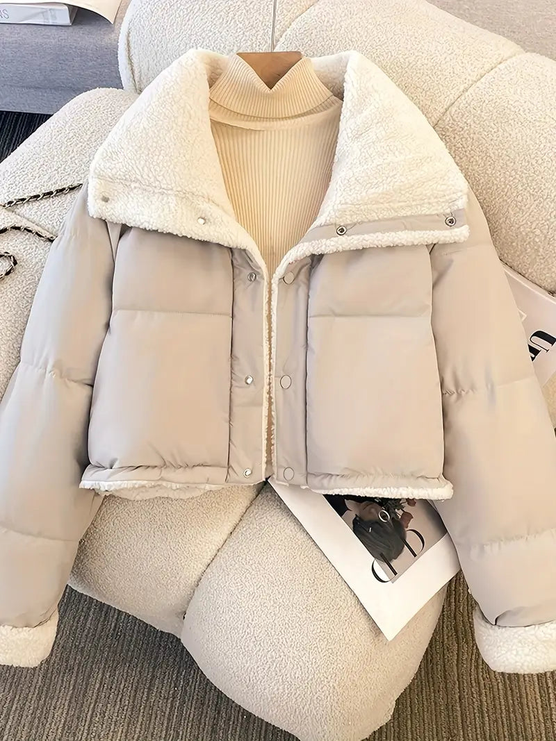 Klassiek kort winterjack voor dames