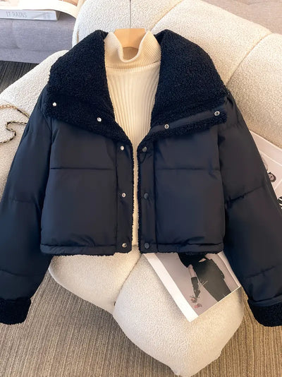 Klassiek kort winterjack voor dames