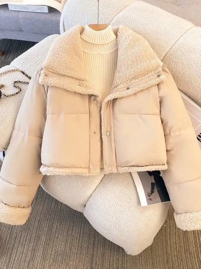 Klassiek kort winterjack voor dames