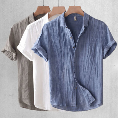 Klassiek zomerstrandshirt voor heren
