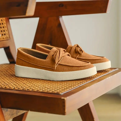 Klassieke Britse stijl zomerloafers voor heren