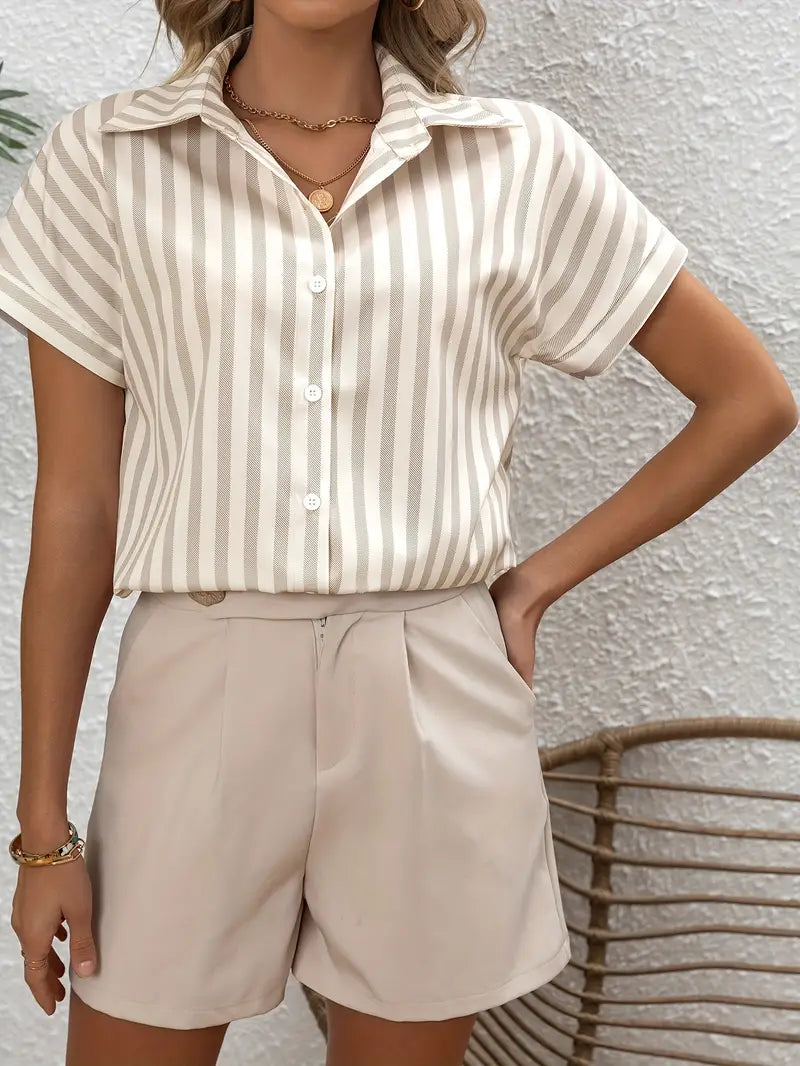 Klassieke Franse zomerblouse voor dames