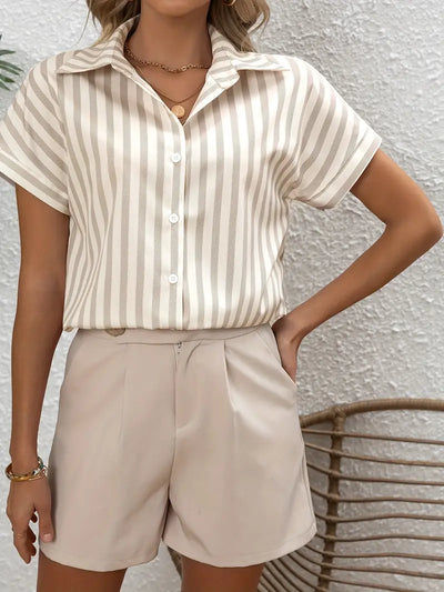 Klassieke Franse zomerblouse voor dames