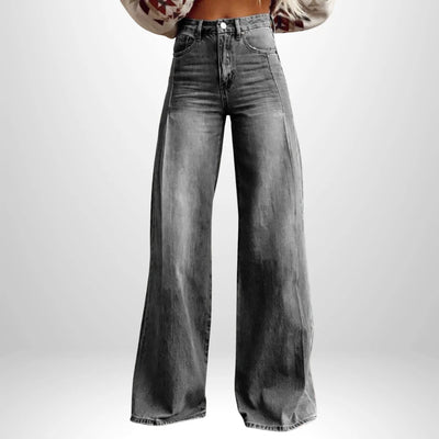 Klassieke boho-stijl broek met hoge taille voor dames