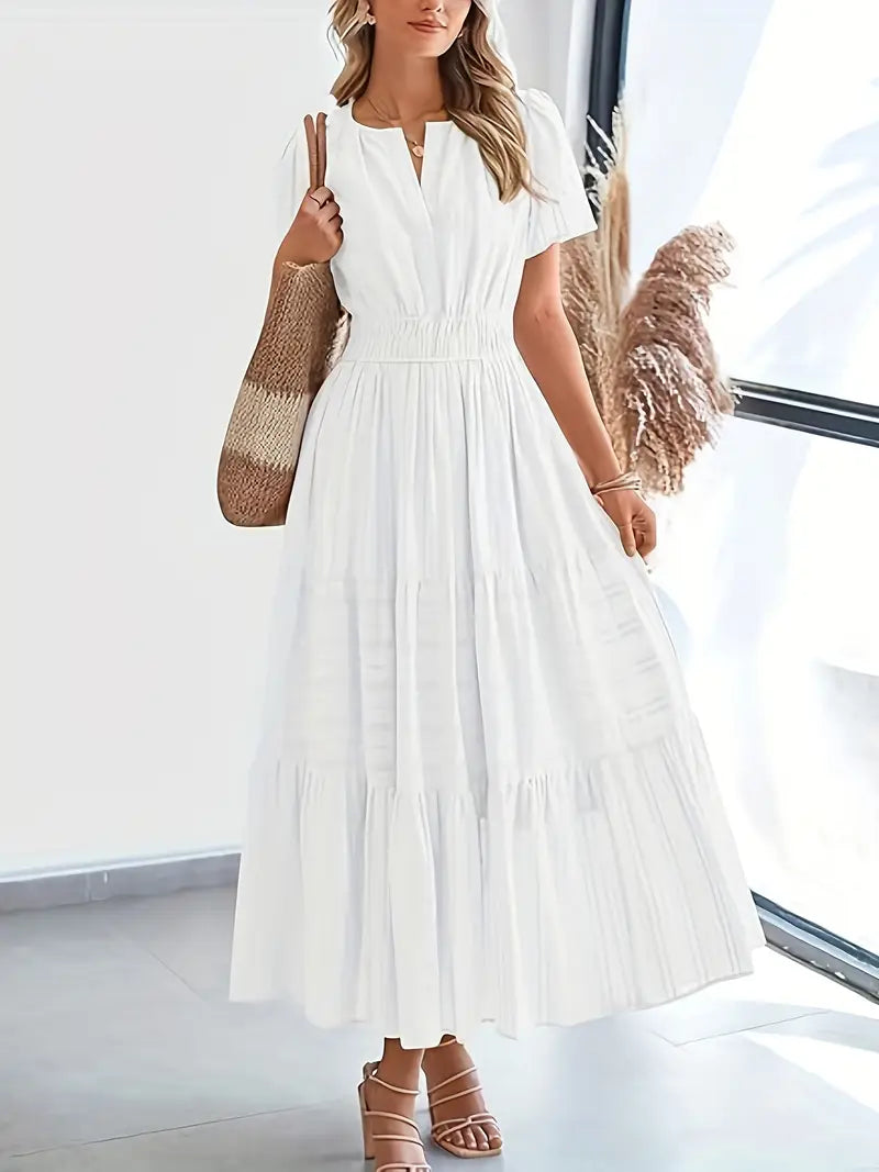 Klassieke boho-stijl zomerjurk voor dames