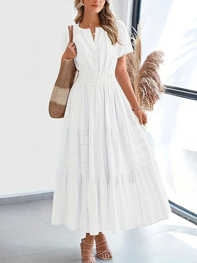Klassieke boho-stijl zomerjurk voor dames