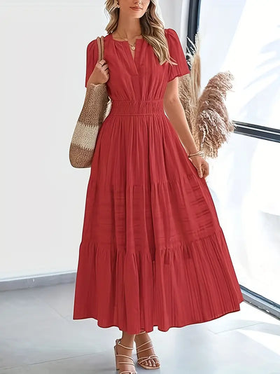 Klassieke boho-stijl zomerjurk voor dames