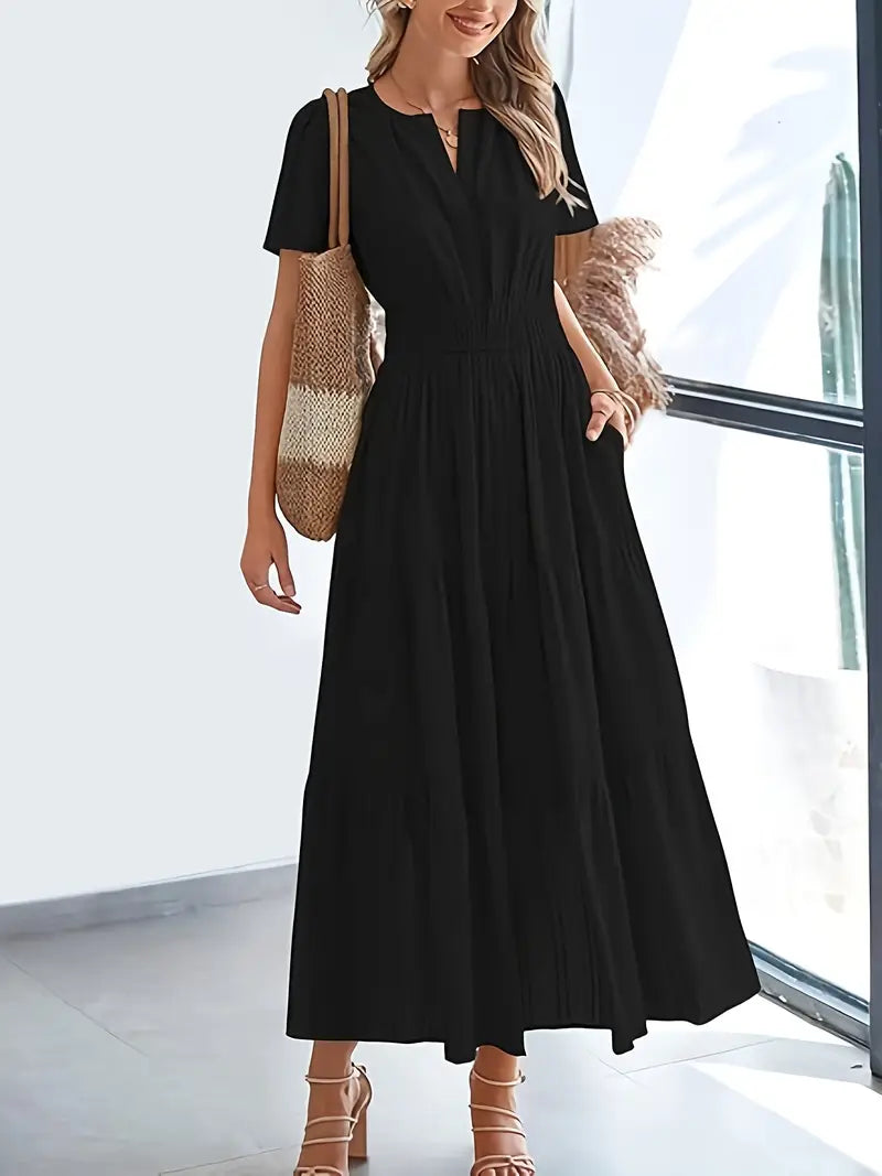 Klassieke boho-stijl zomerjurk voor dames