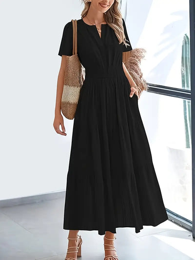 Klassieke boho-stijl zomerjurk voor dames