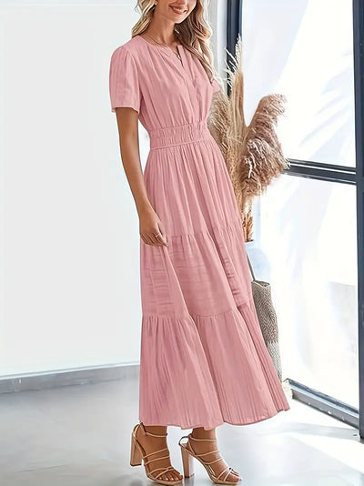 Klassieke boho-stijl zomerjurk voor dames