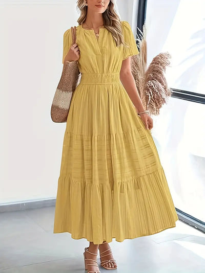 Klassieke boho-stijl zomerjurk voor dames