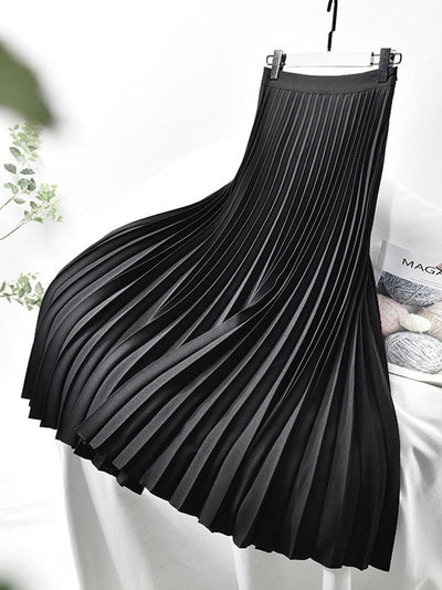 Klassieke hoge taille lenterok voor vrouwen