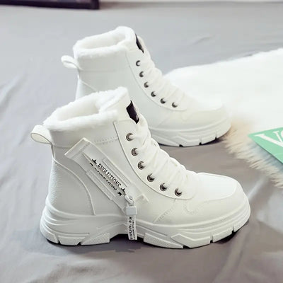 Klassieke militaire winterlaarzen voor dames