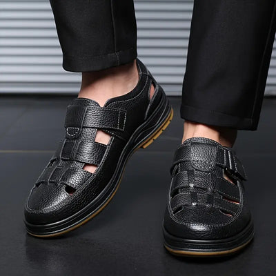 Klassieke open sandalen voor heren