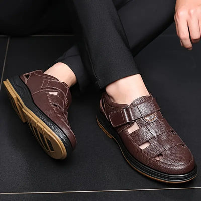 Klassieke open sandalen voor heren