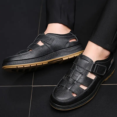 Klassieke open sandalen voor heren