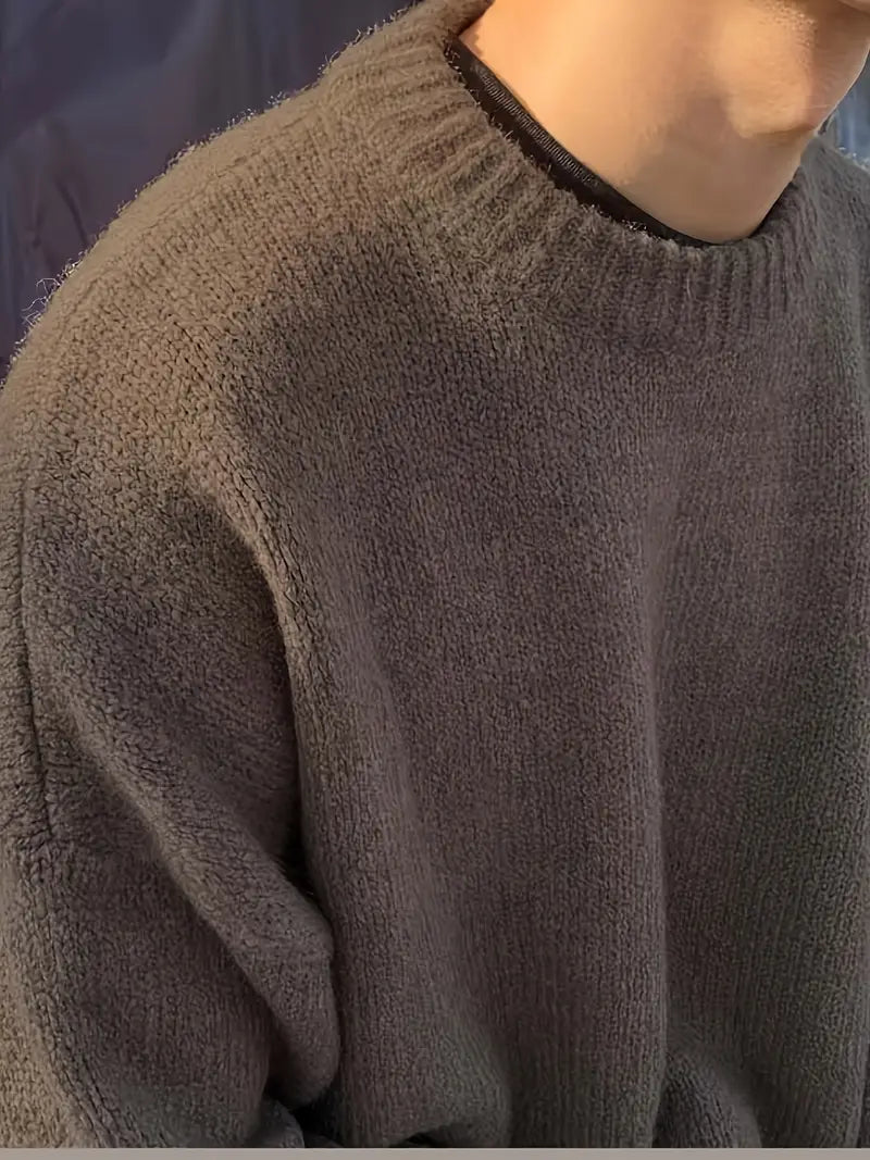 Klassieke oversized heren trui voor de herfst