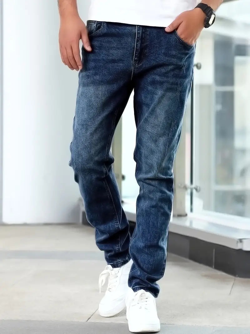 Klassieke slim fit jeans voor heren