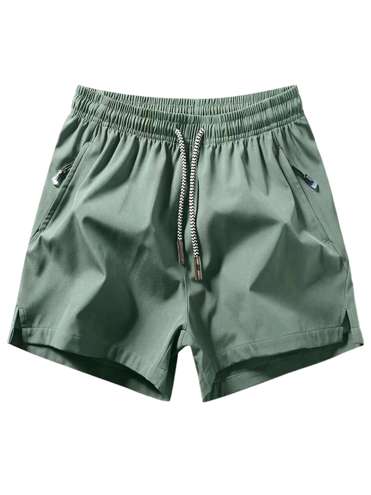 Klassieke trainingsshort met rits voor heren