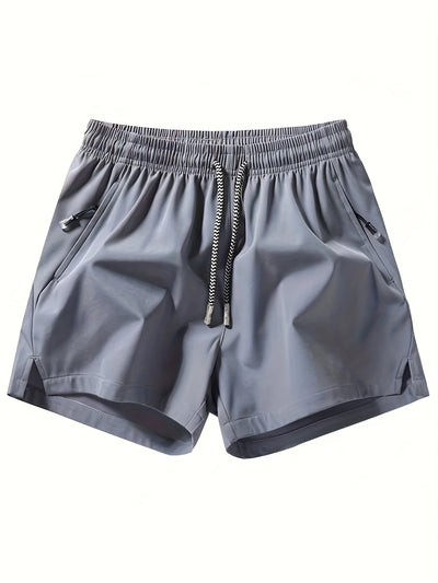 Klassieke trainingsshort met rits voor heren