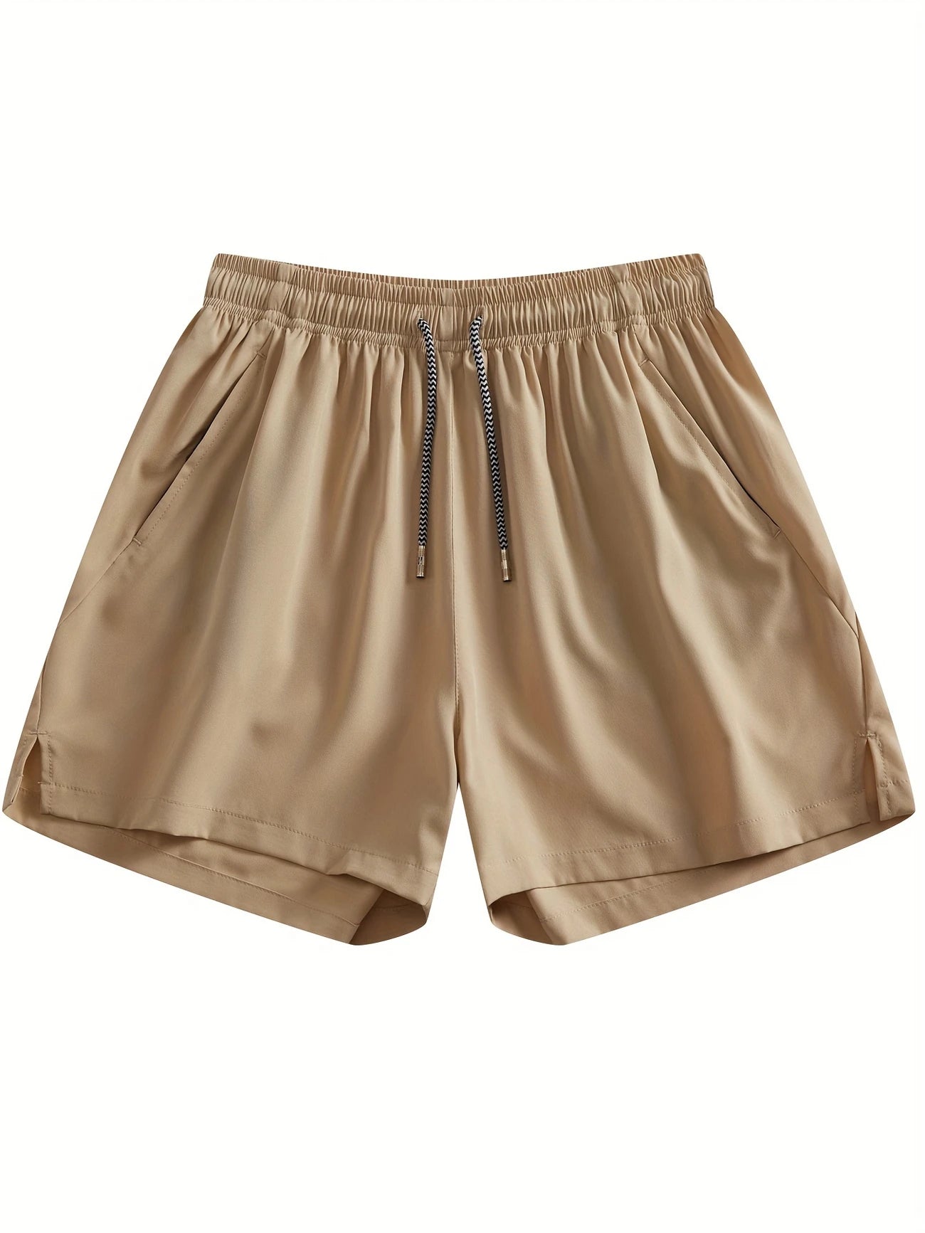 Klassieke trainingsshort met rits voor heren
