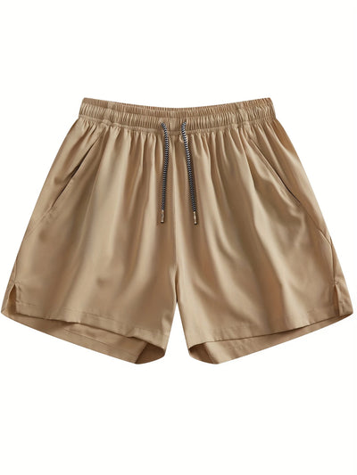 Klassieke trainingsshort met rits voor heren