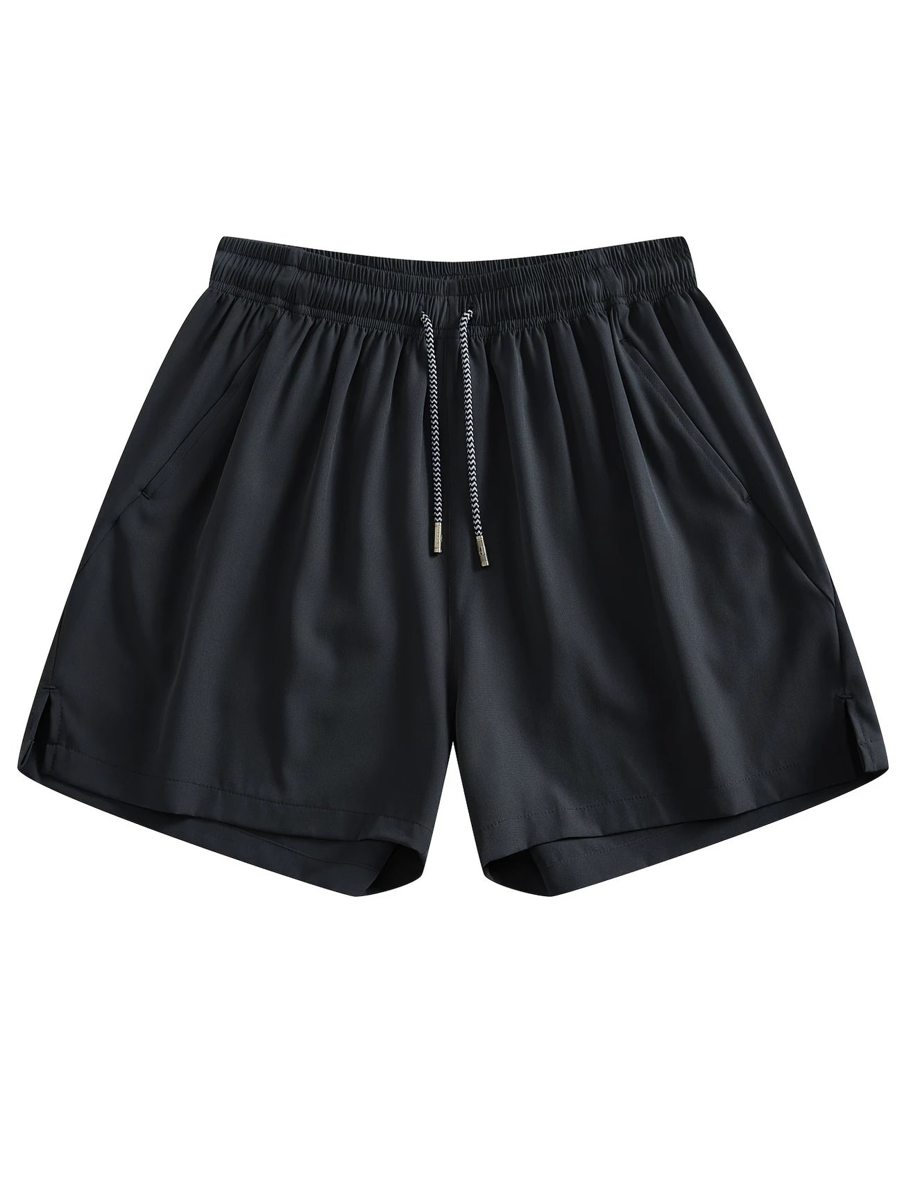 Klassieke trainingsshort met rits voor heren
