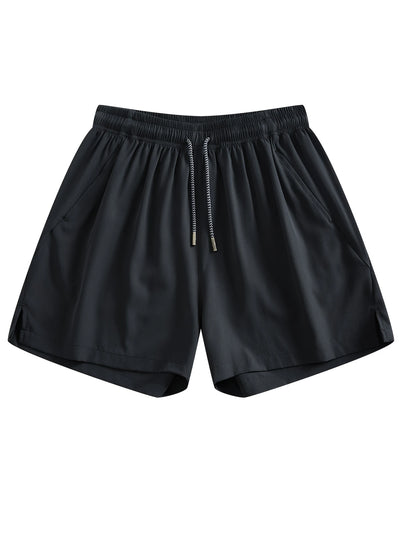 Klassieke trainingsshort met rits voor heren