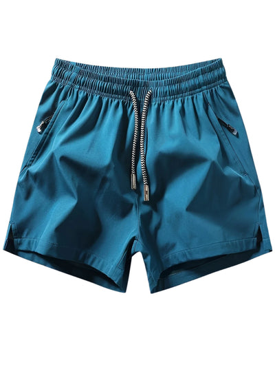 Klassieke trainingsshort met rits voor heren