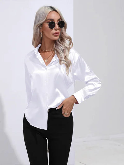 Klassieke voorjaarsblouse voor dames