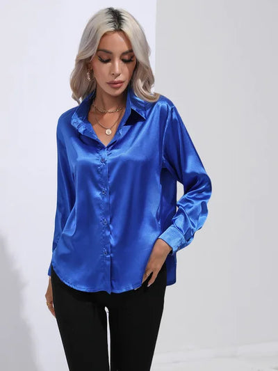 Klassieke voorjaarsblouse voor dames