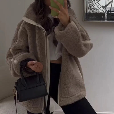 Van Leeuwen Cozy Collection | Liv - Zachte Fleece Jas met Ritssluiting