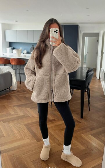 Van Leeuwen Cozy Collection | Liv - Zachte Fleece Jas met Ritssluiting