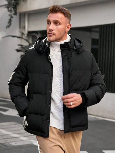 Mike - Gewatteerde Winterjas Met Capuchon