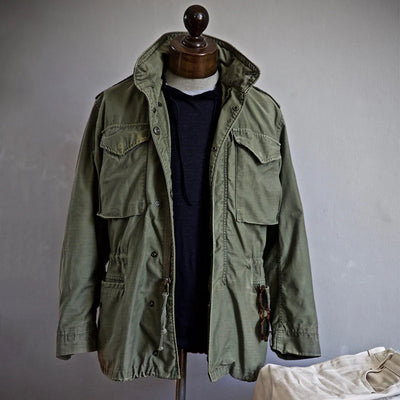 Militair herenjack in vintage stijl