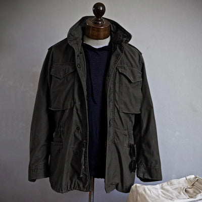 Militair herenjack in vintage stijl
