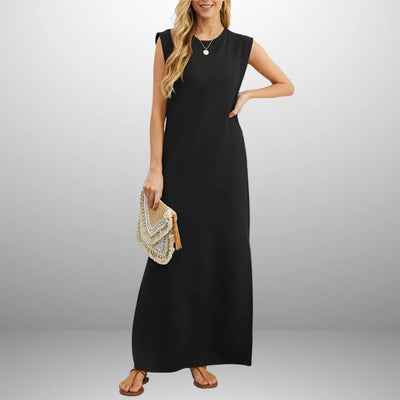 Minimalistische lange zomerjurk voor dames