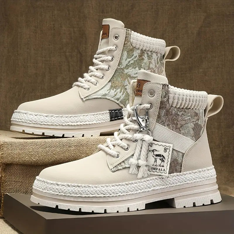 Moderne heren enkellaarzen voor de winter