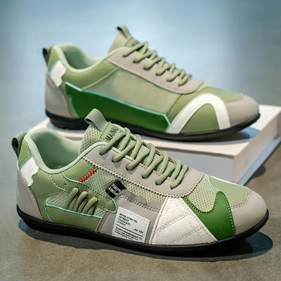Patchwork-ontwerp skateboardschoenen voor heren