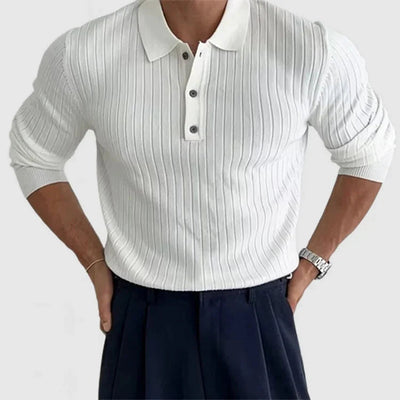 Poloshirt met Textuur – Stijlvol en Comfortabel