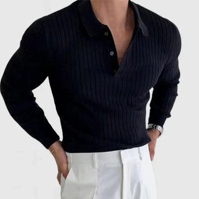 Poloshirt met Textuur – Stijlvol en Comfortabel