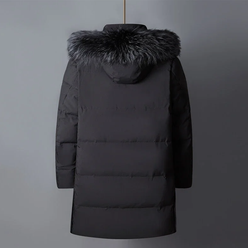 Van Leeuwen | Ralph - Luxe Winterjas met Afneembare Faux Fur Capuchon en Gewatteerde Voering