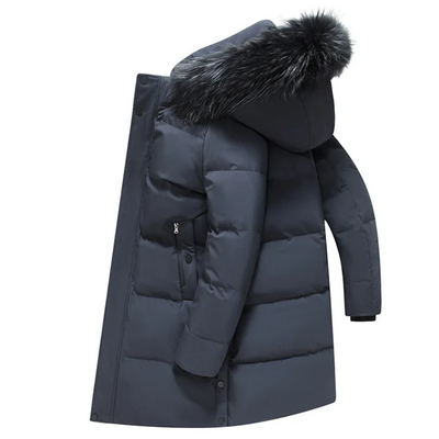 Van Leeuwen | Ralph - Luxe Winterjas met Afneembare Faux Fur Capuchon en Gewatteerde Voering