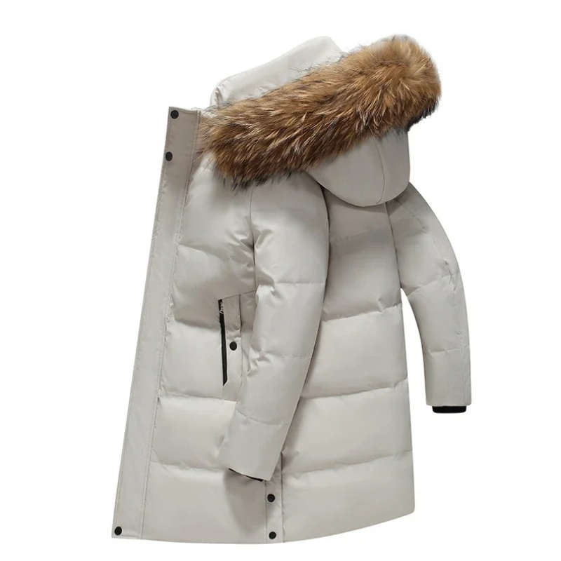 Van Leeuwen | Ralph - Luxe Winterjas met Afneembare Faux Fur Capuchon en Gewatteerde Voering