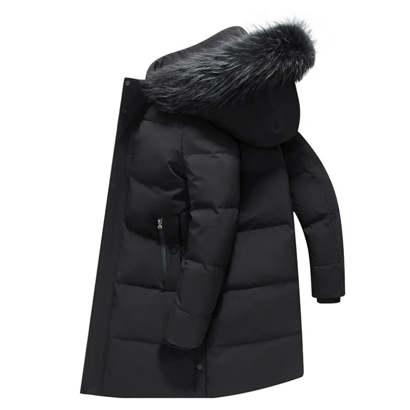 Van Leeuwen | Ralph - Luxe Winterjas met Afneembare Faux Fur Capuchon en Gewatteerde Voering
