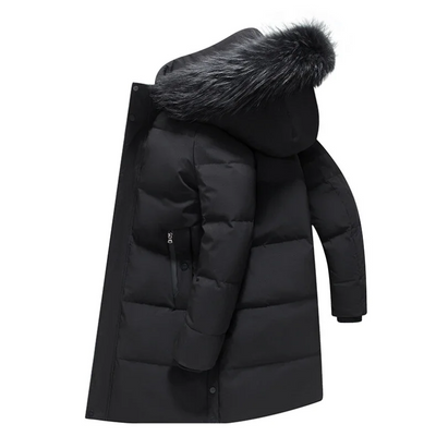 Van Leeuwen | Ralph - Luxe Winterjas met Afneembare Faux Fur Capuchon en Gewatteerde Voering